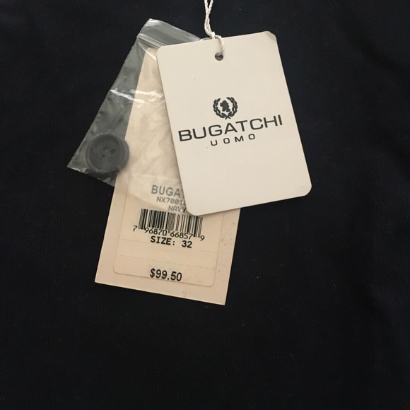 Bugatchi chino men’s navy 32 NWT - Picture 2 of 6